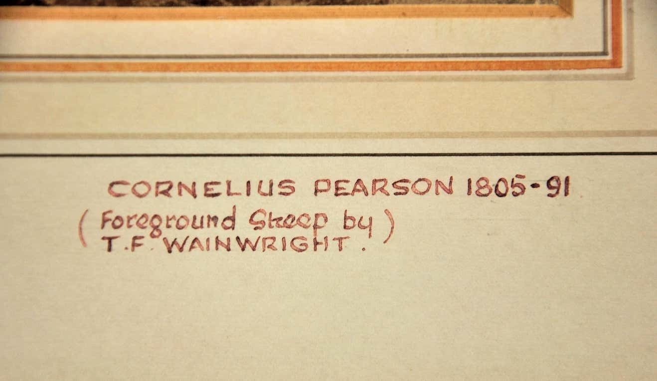 Cornelius Pearson 1805 To 1891. Crymlyn Bog And Neath River Estuary Swansea Bay 1872. Wales. Afon Nedd, Bae Abertawe. Framed Watercolour Painting. photo buy