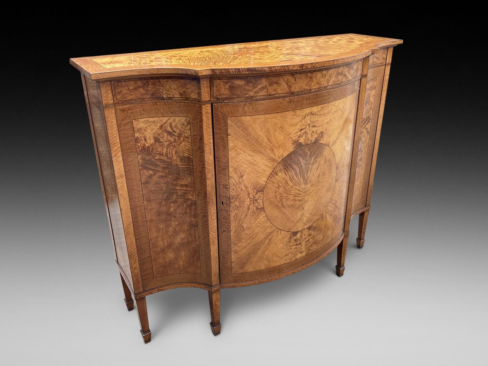 20th Century Satinwood Veneered Credenza photo furniture