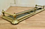 Large Elegant Victorian Brass Fender photo vinterior