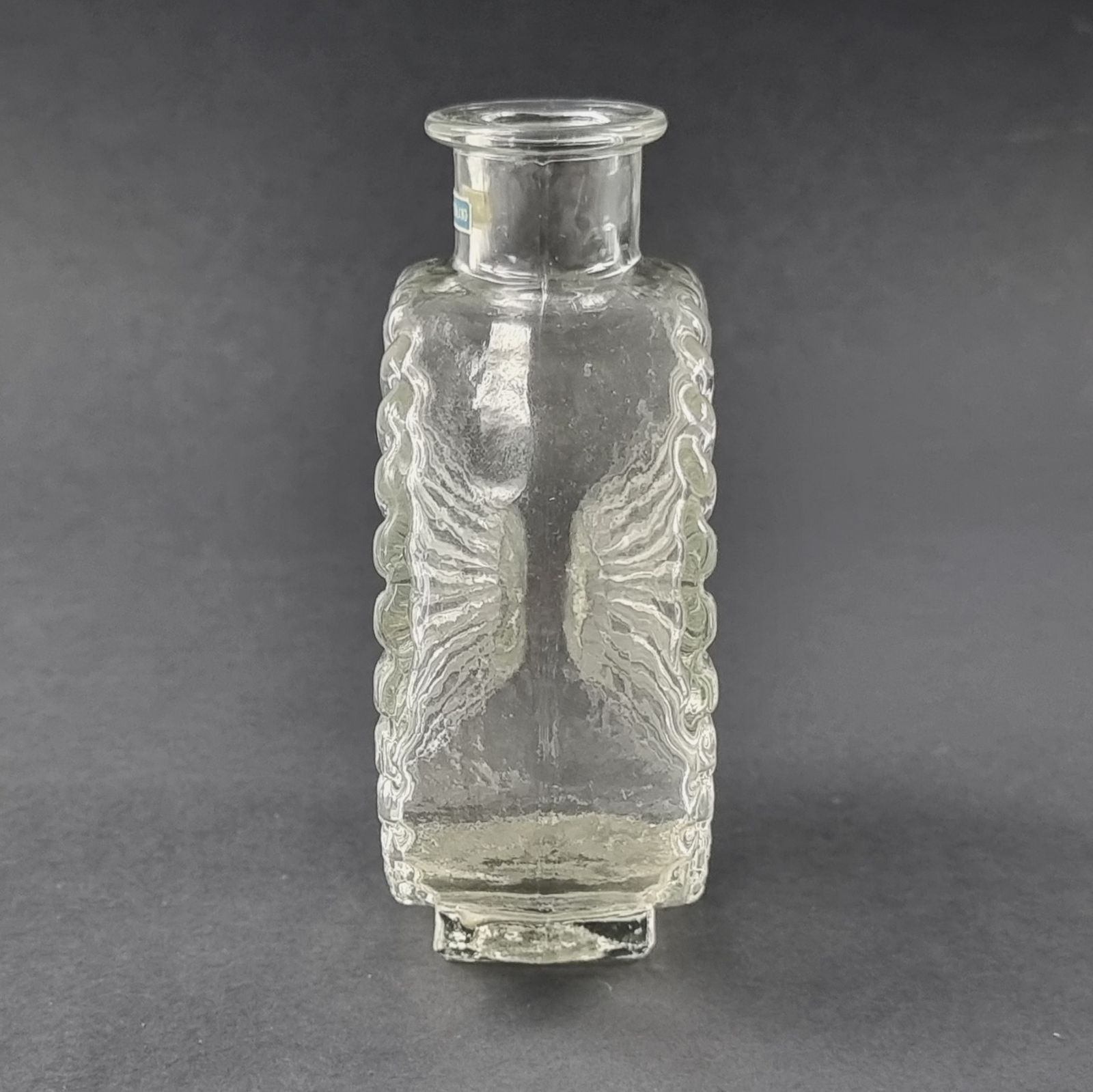 Mid Century Glass Vase From The Aurinkopullo (Sunflower) Series By Helena Tynell For Riihimäki Lasi, Finland, 1960s photo vinterior