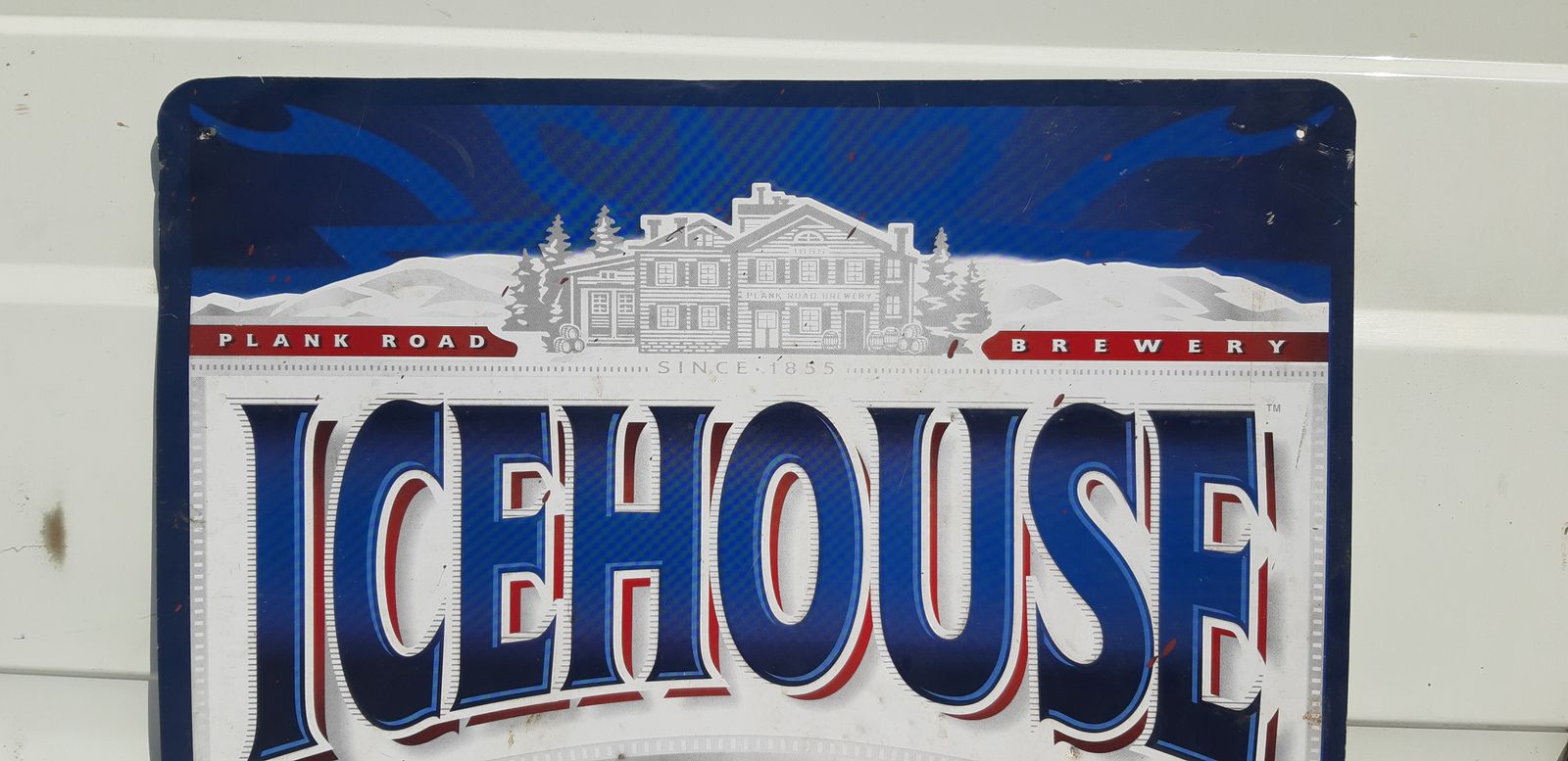 photo furniture American Tole Advertising Plate Icehouse Milwaukee
