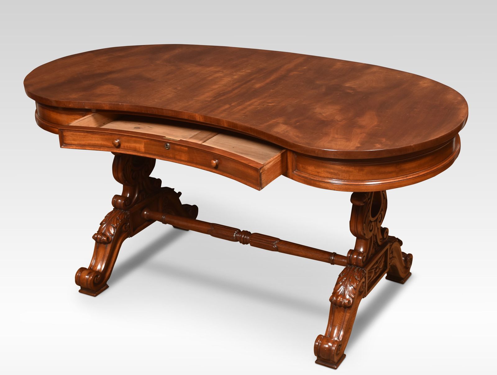 Mahogany Kidney Shaped Dressing Table photo buy