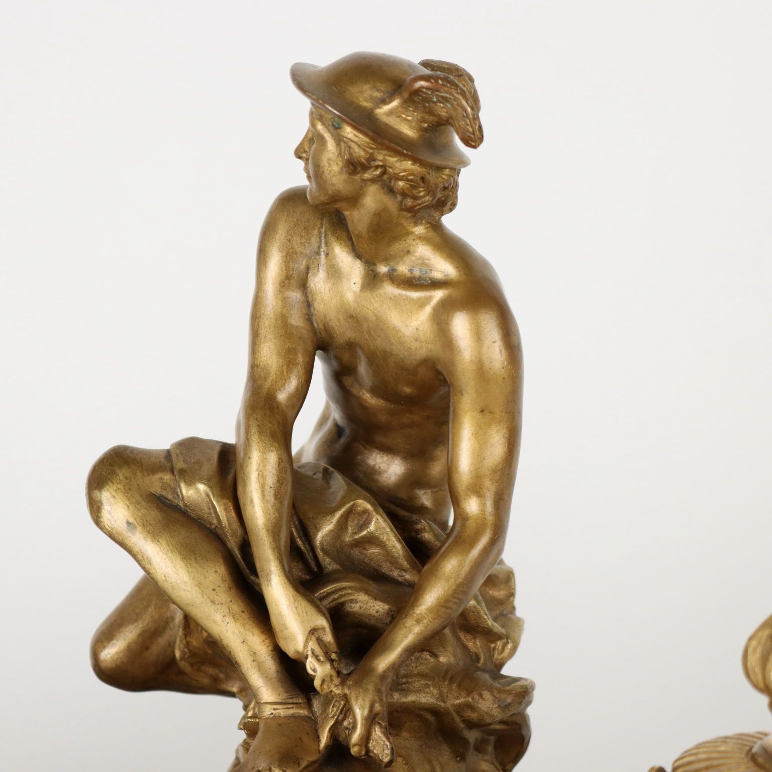 Inkwell By Jean Marie Pigalle Bronze Marble France XIX Century photo 3880.4