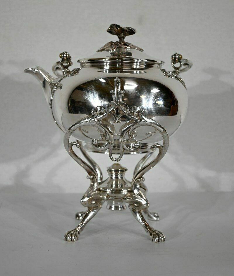 Samovar In Silver Metal, Maison Christofle   Early 20th Century photo Home Decor