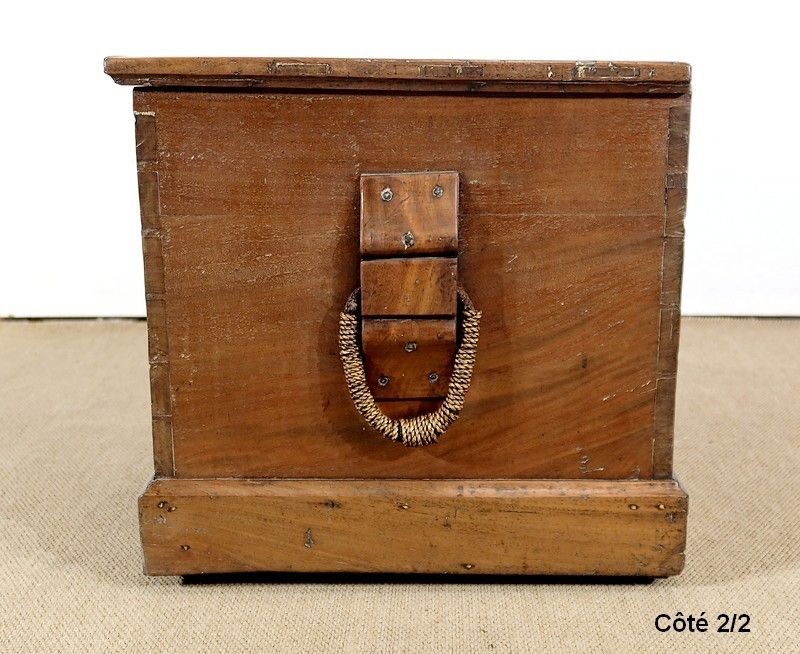 photo buy Mahogany Travel Trunk   2nd Half Of The 19th Century