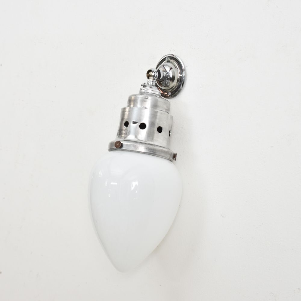 Antique Gecoray Opaline Wall Light photo for sale