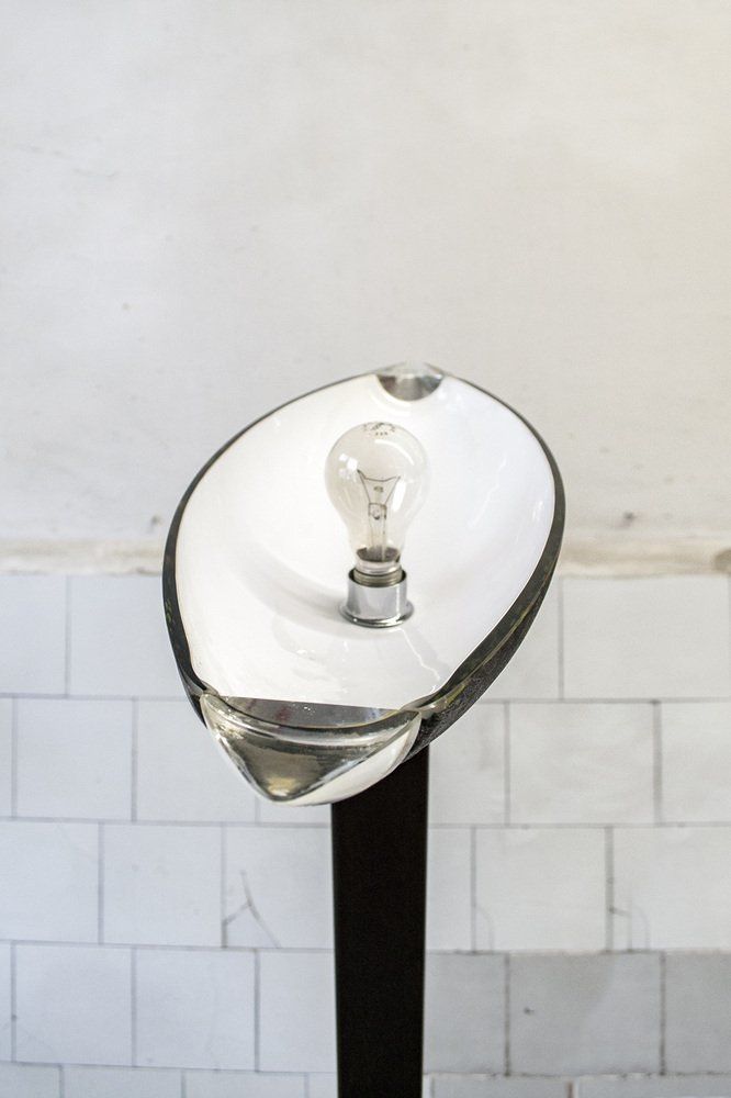 Murano Glazen Vloerlamp Van Barovier & Toso, Jaren 1980 photo Verlichting