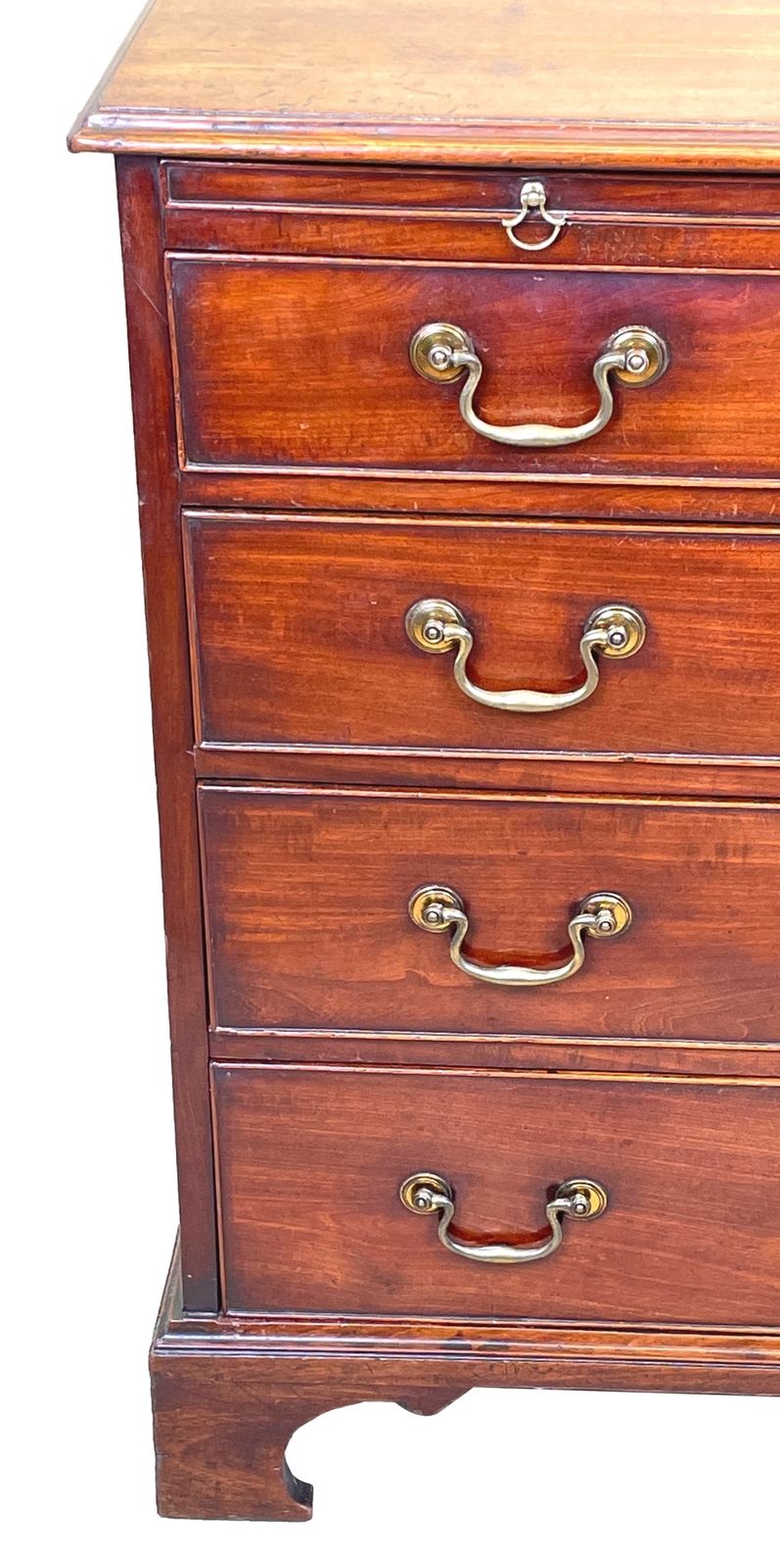 Georgian 18th Century Mahogany Chest With A Slide (England, Circa 1760) photo furniture