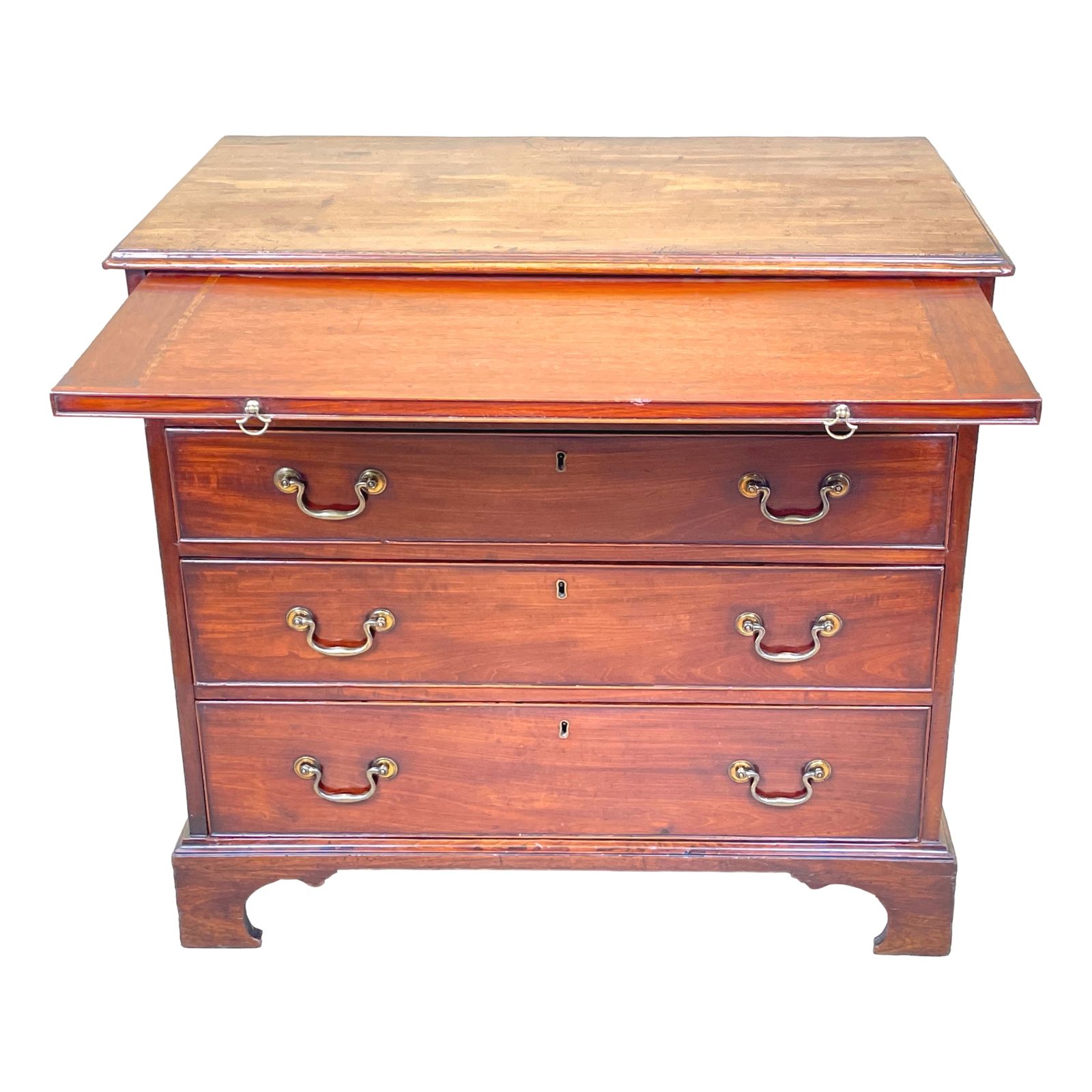 Georgian 18th Century Mahogany Chest With A Slide (England, Circa 1760) photo Furniture