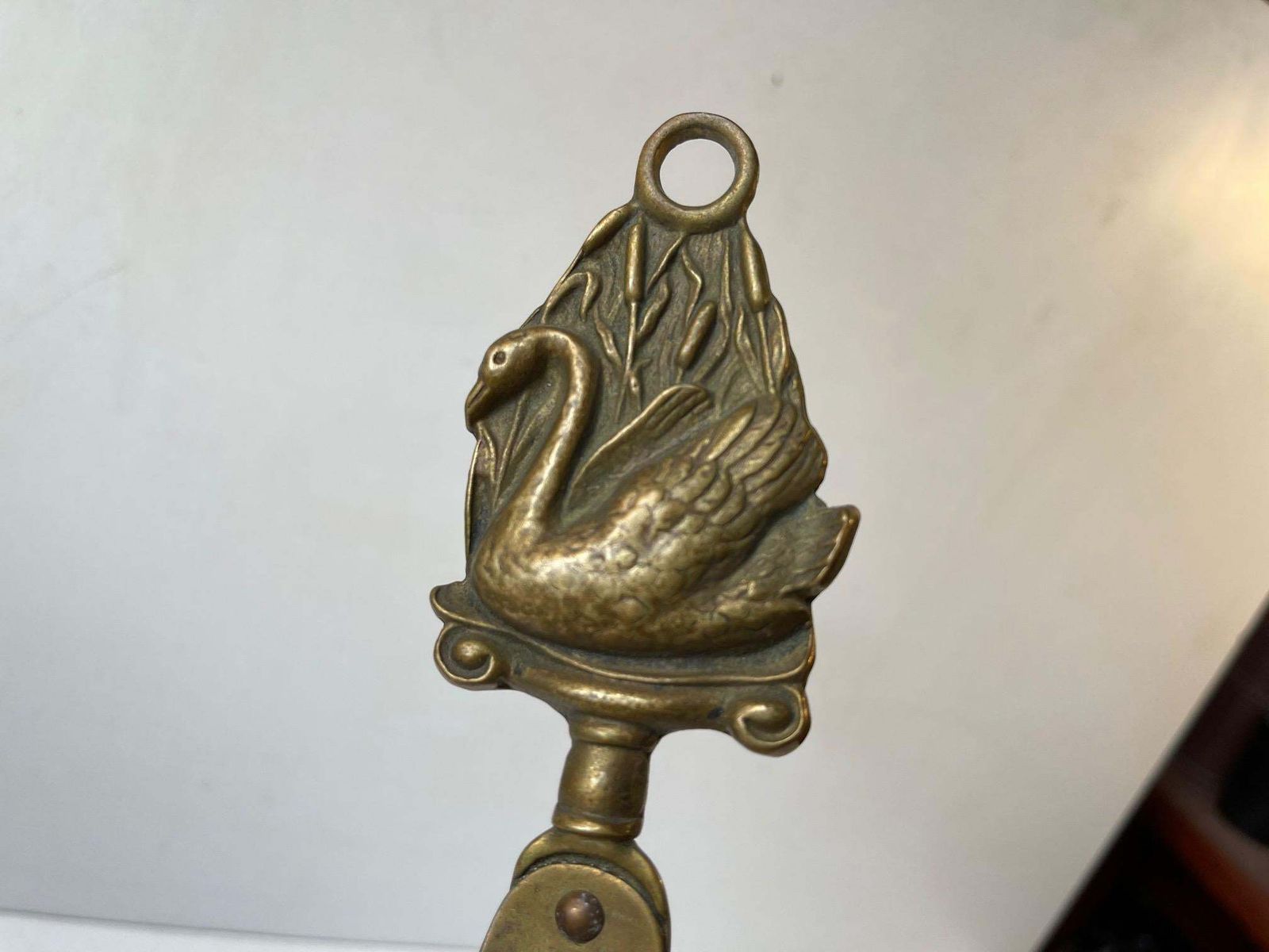 Antique English Brass Shoe Horn From Cross & Assinder, Birmingham photo for sale