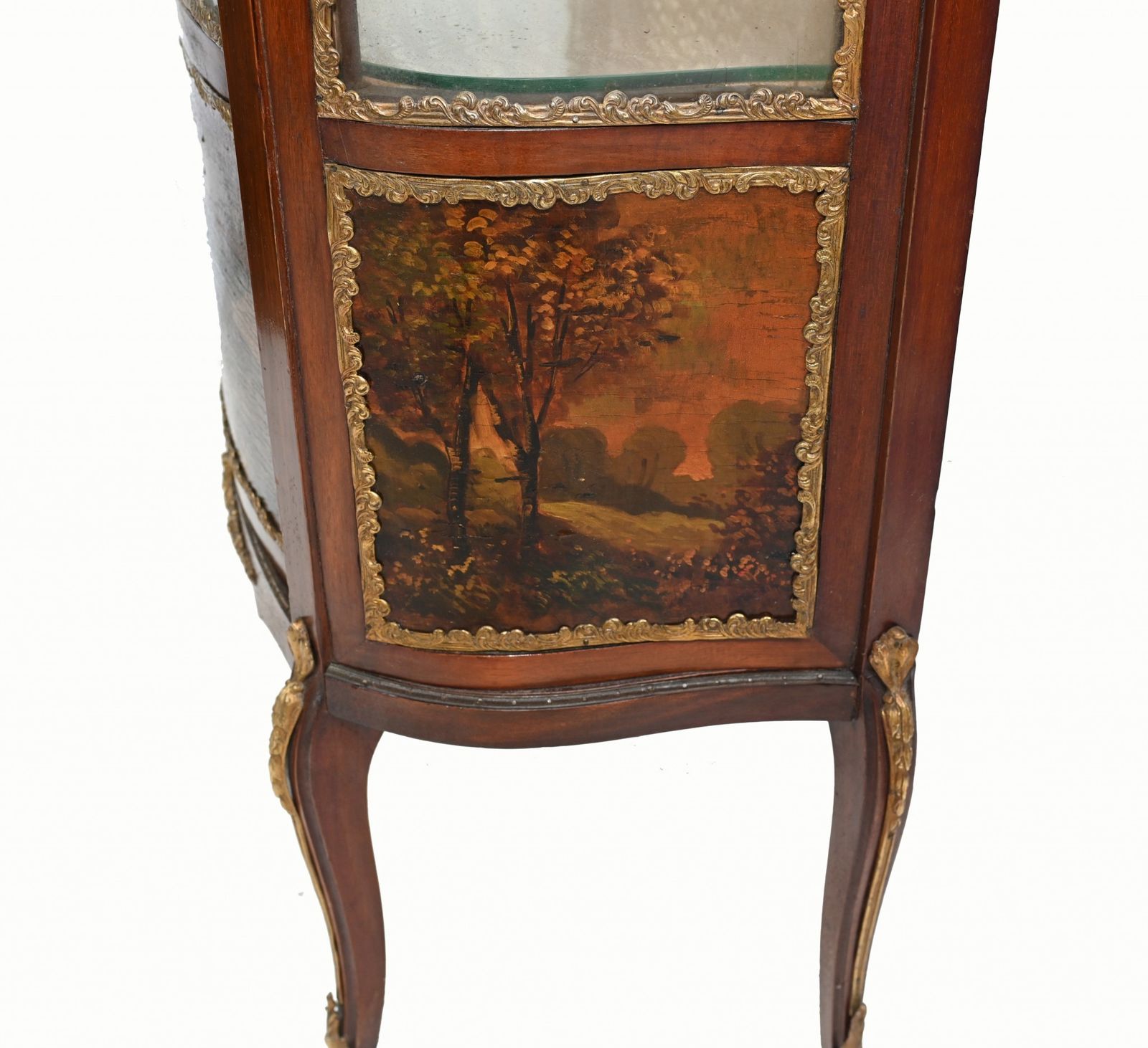 Vernis Martin Display Cabinet French Vitrine Painted photo vintage