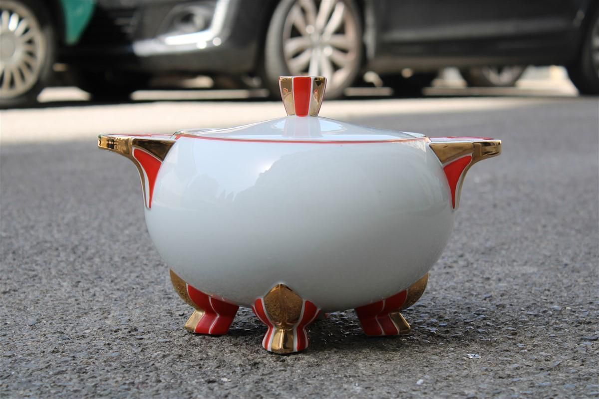 Porcelain Tureen Laveno Verbano Guido Andloviz, 1940 photo for sale