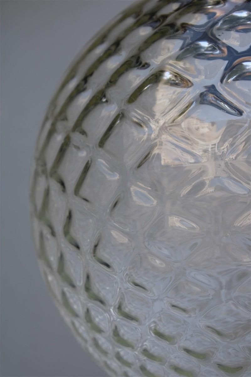 Round Lantern Brass Gold And Murano Glass Venini Design, 1950s photo vintage