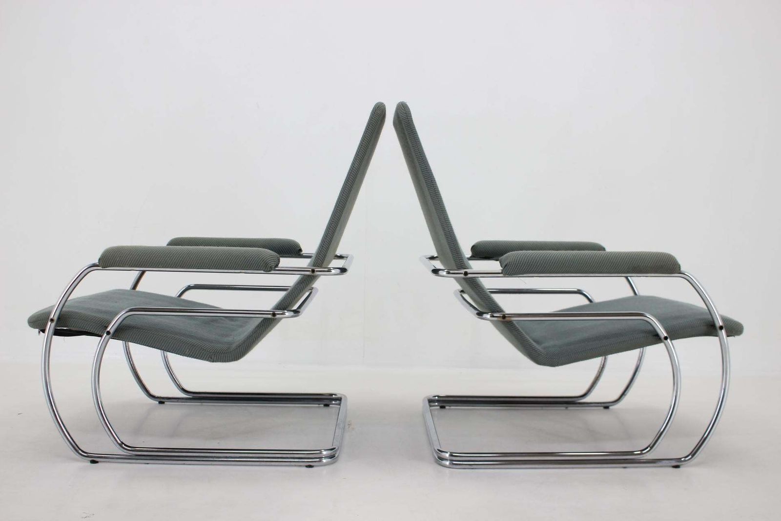 1970s Pair Of Rare Tubular Armchairs photo Furniture