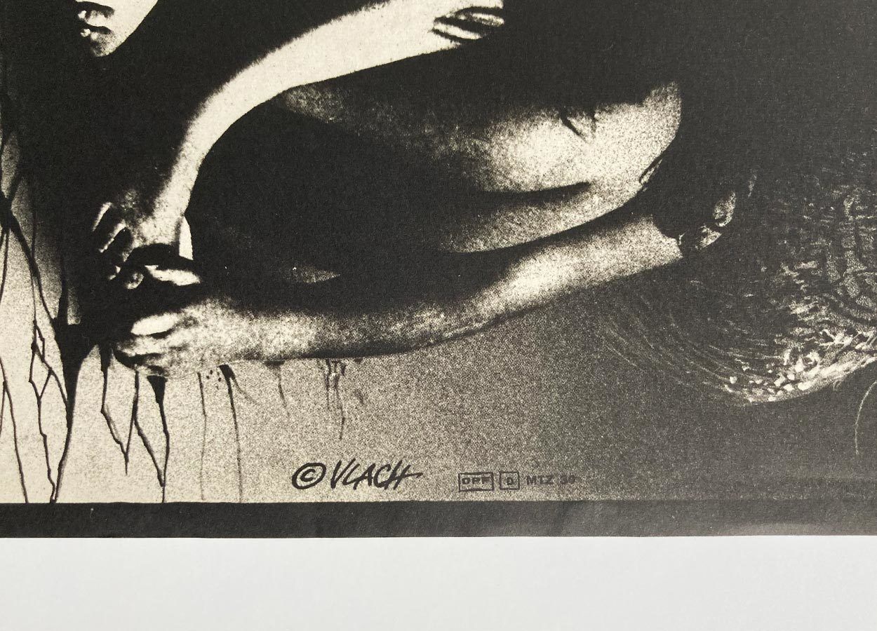 Original Film Poster, Break Up, Zdeněk Vlach, 1981, Genuine Czech Vintage Print photo vinterior