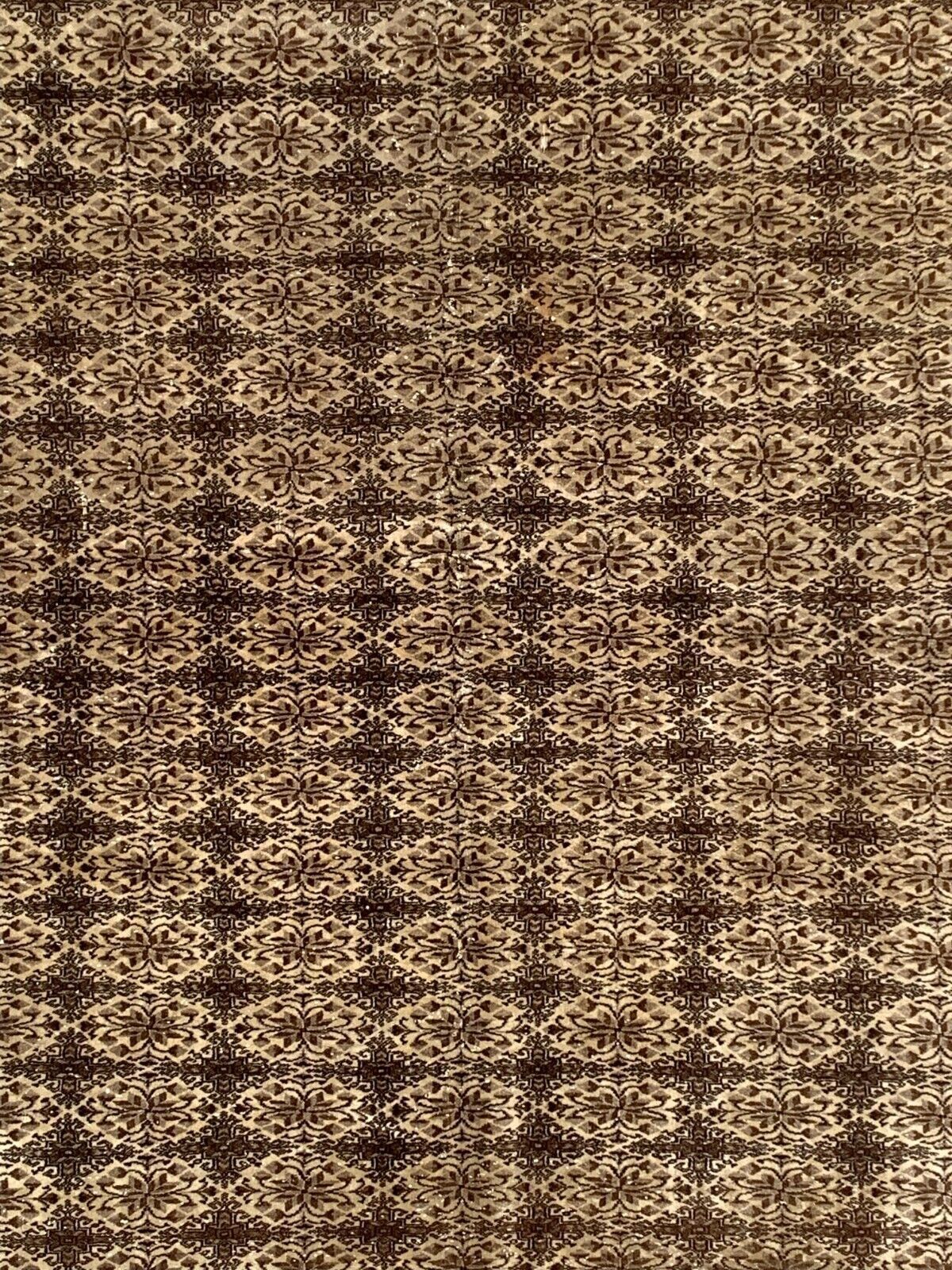 Vintage Turkish Rug 272x200 Cm, Tribal Wool Carpet Large photo furniture