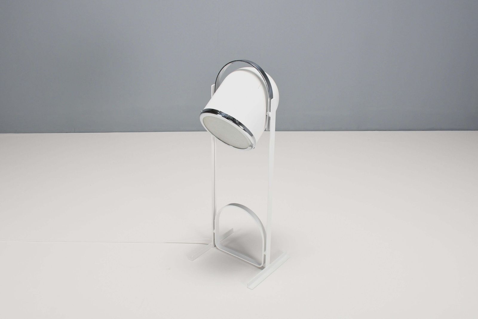 Rare Metal And Chrome Floor Lamp By Goffredo Reggiani, Italy, 1970s photo 3184.32