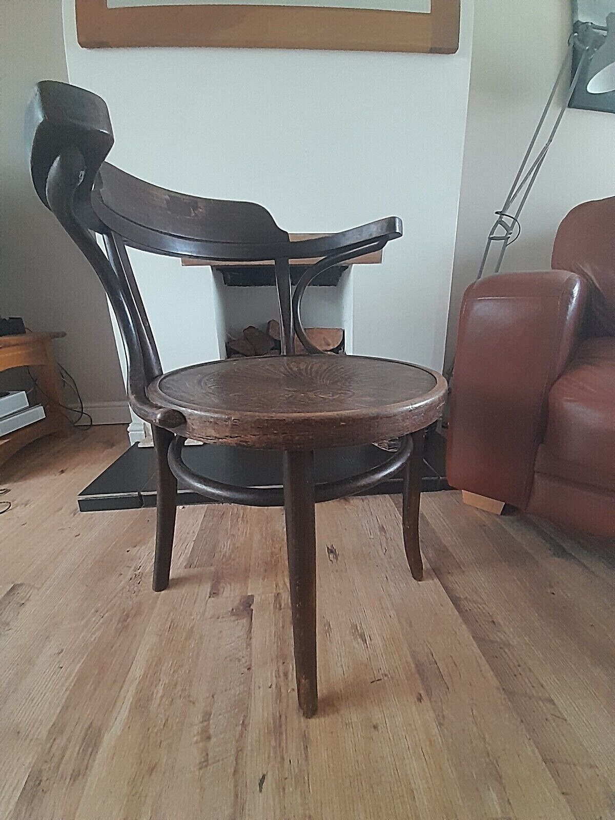 Original Mundus J&J Kohn Antique Bentwood Armchair photo buy
