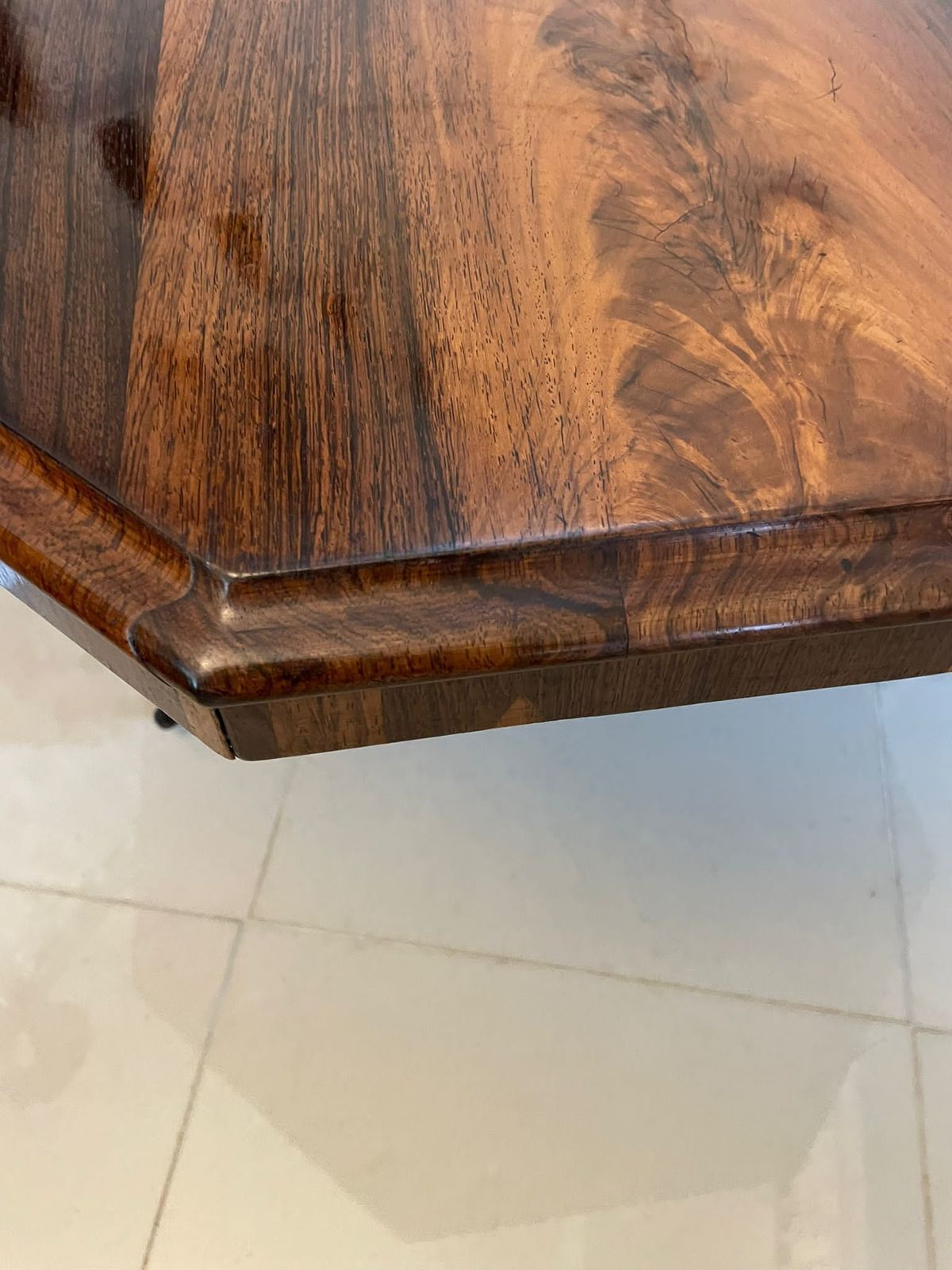 Outstanding Quality Large Antique Rosewood Dining Table By Gillows photo vintage