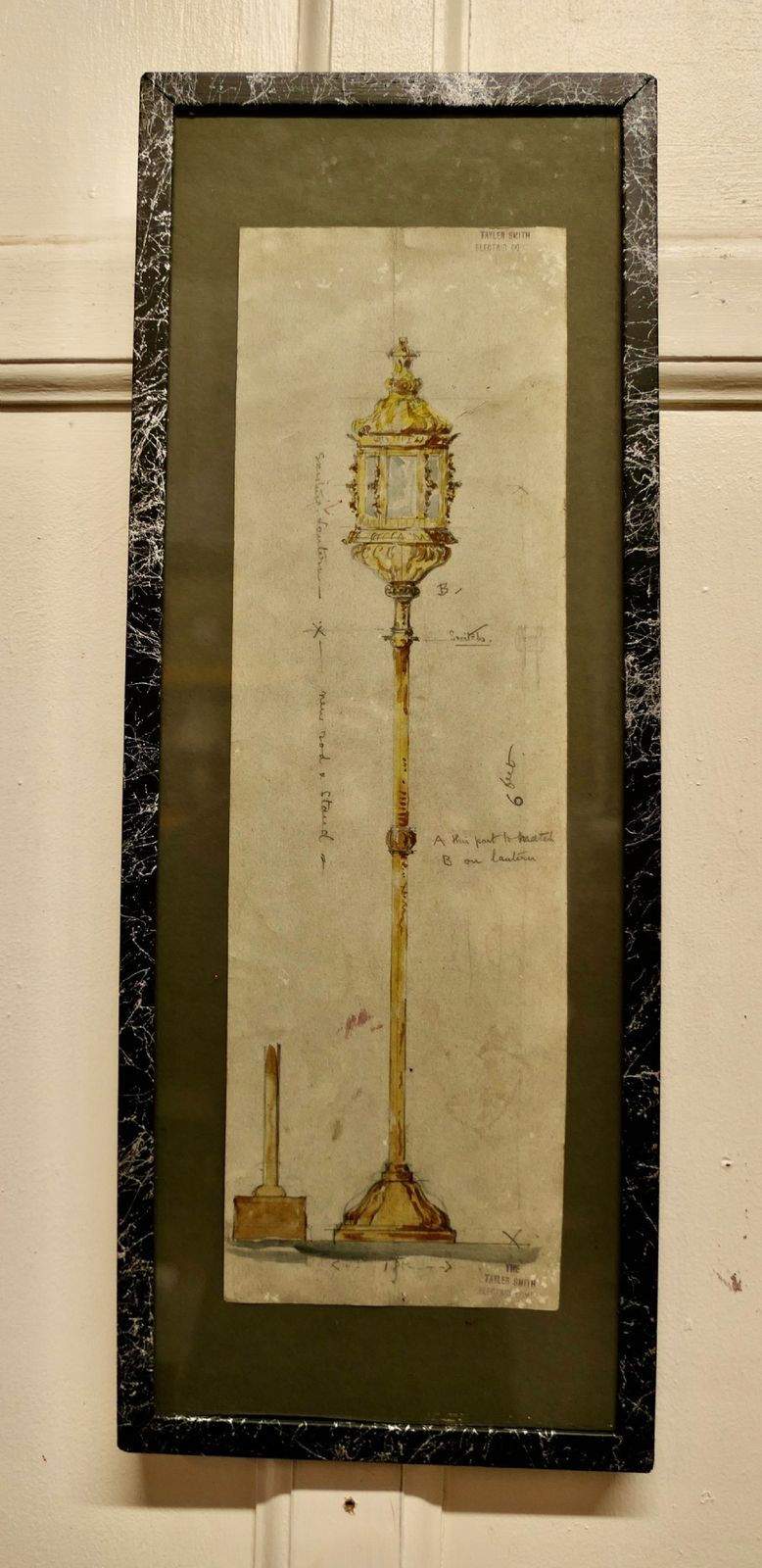 Design For A Street Lantern, Illustration For The Tayler Smith Electric Company photo furniture