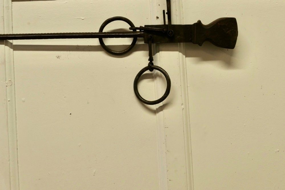 Early 19th Century Butchers Steelyard For Weighing Scale photo furniture