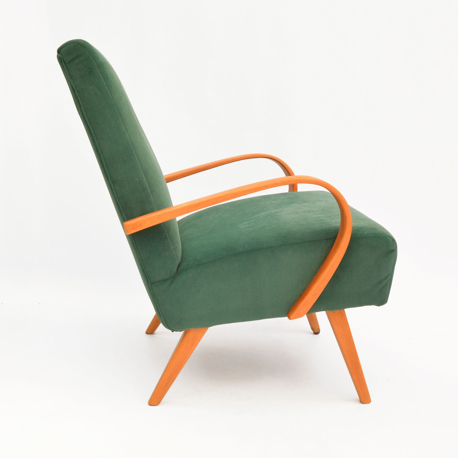 Pair Of Armchairs, Designed By J. Smídek Ton, Czechoslovakia, 1960s photo furniture