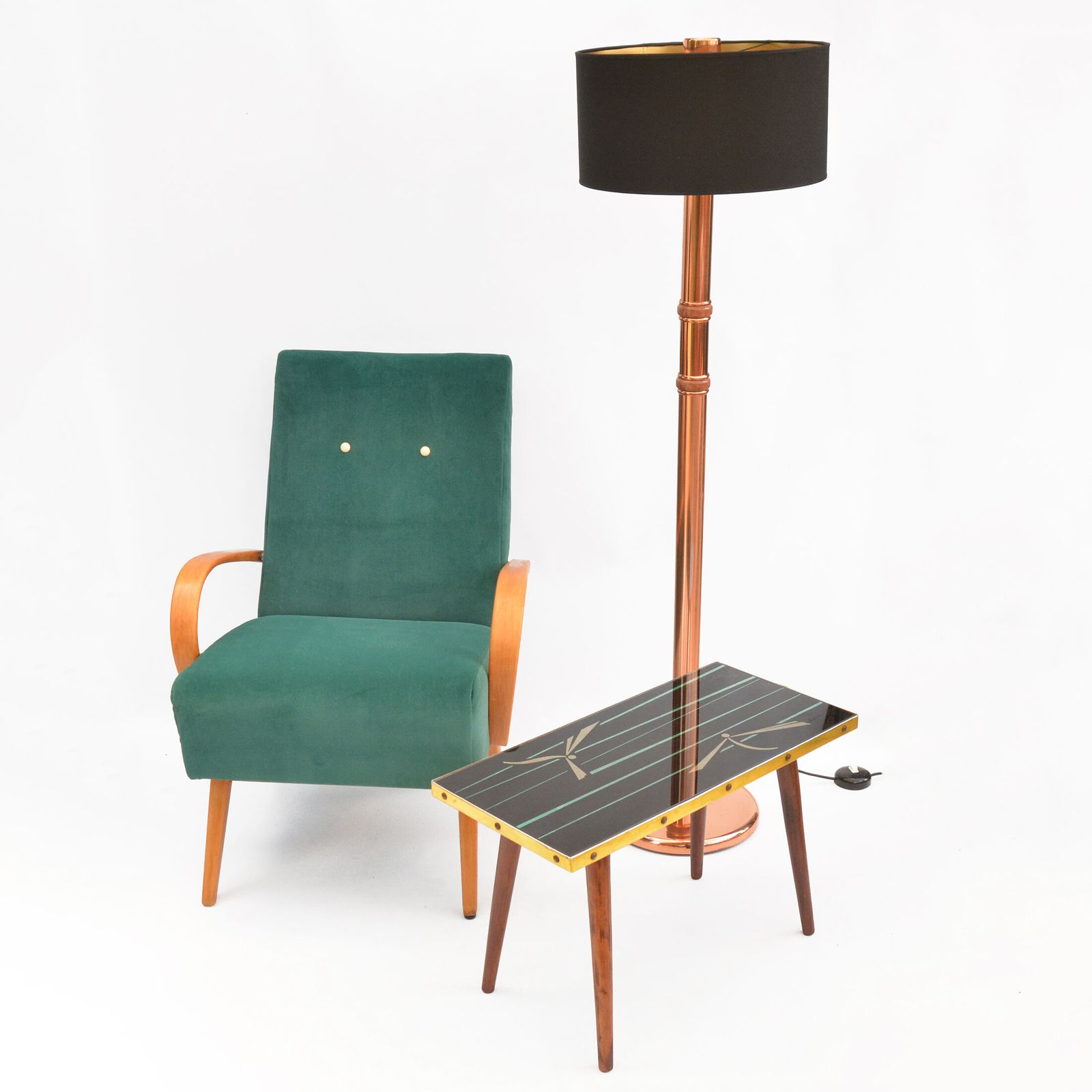 Pair Of Armchairs, Designed By J. Smídek Ton, Czechoslovakia, 1960s photo for sale