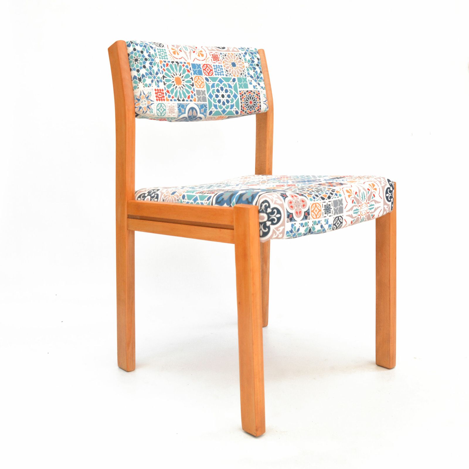Modern And Ethnic Upholstered Chair From The 1980s, Wk Möbel Germany photo vintage