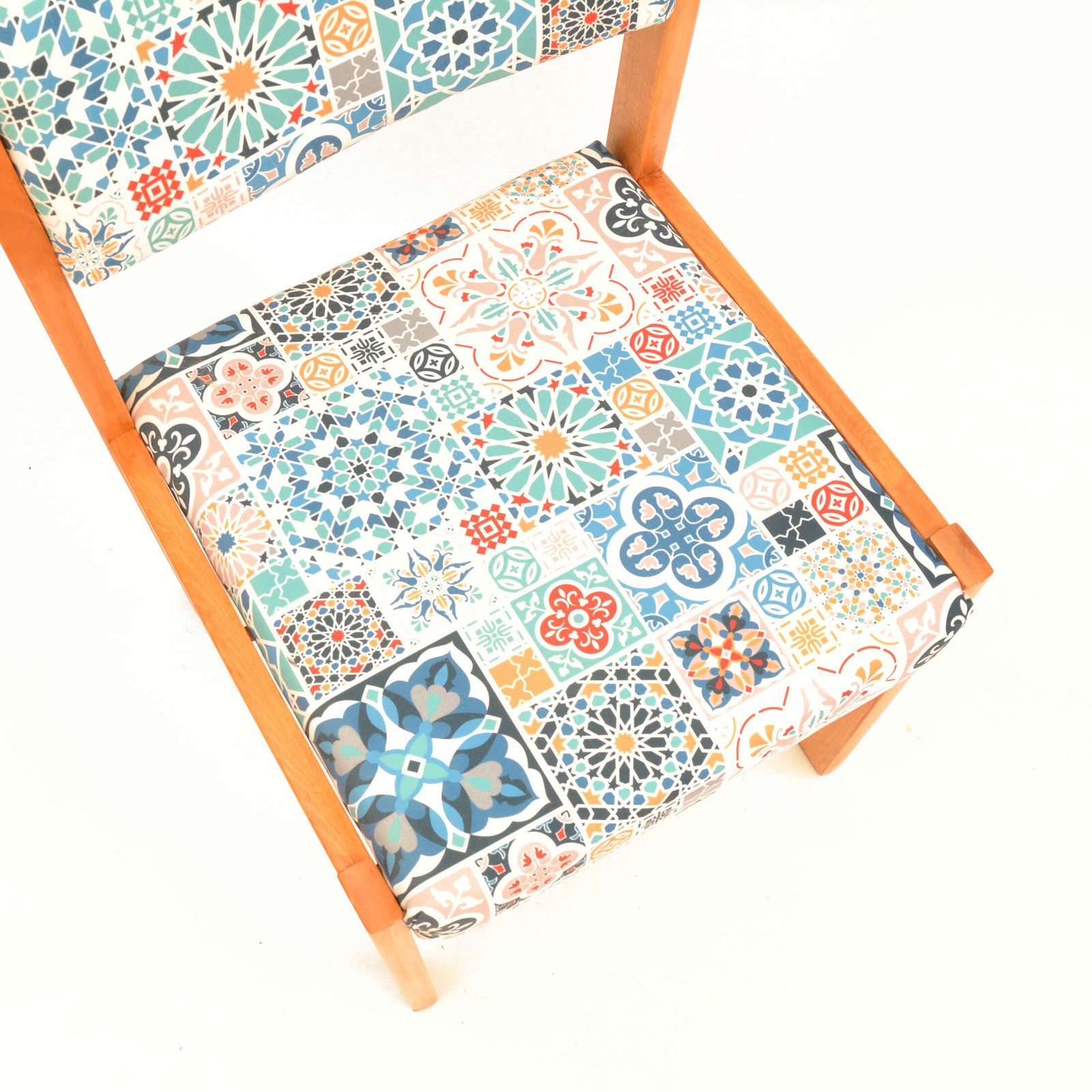 photo for sale Modern And Ethnic Upholstered Chair From The 1980s, Wk Möbel Germany