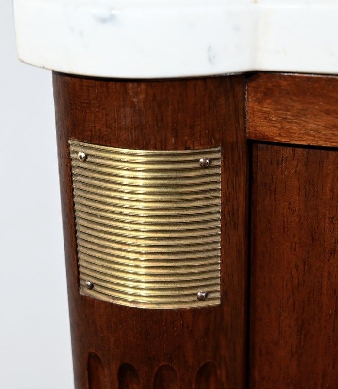 Corner In Solid Mahogany, Louis XVI Style   Mid 20th Century photo vintage