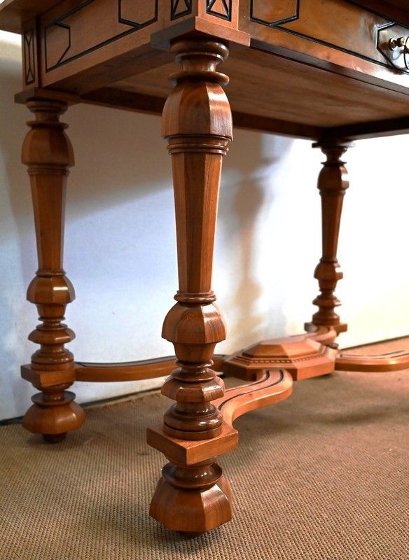 photo buy Table In Solid Walnut, Louis XIV Style   Late 19th Century