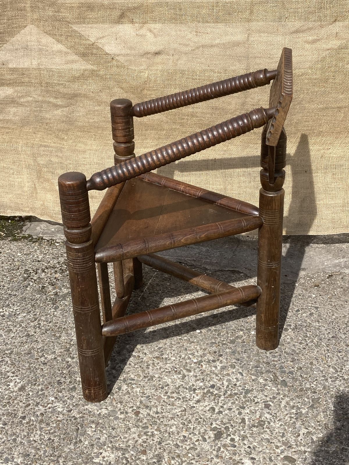 Victorian Oak Woodturners Chair photo vinterior