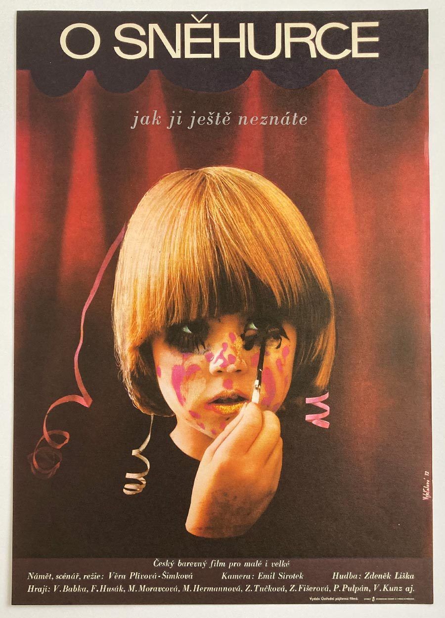 Movie Poster, Snow White, Olga Poláčková Vyleťalová, 1972