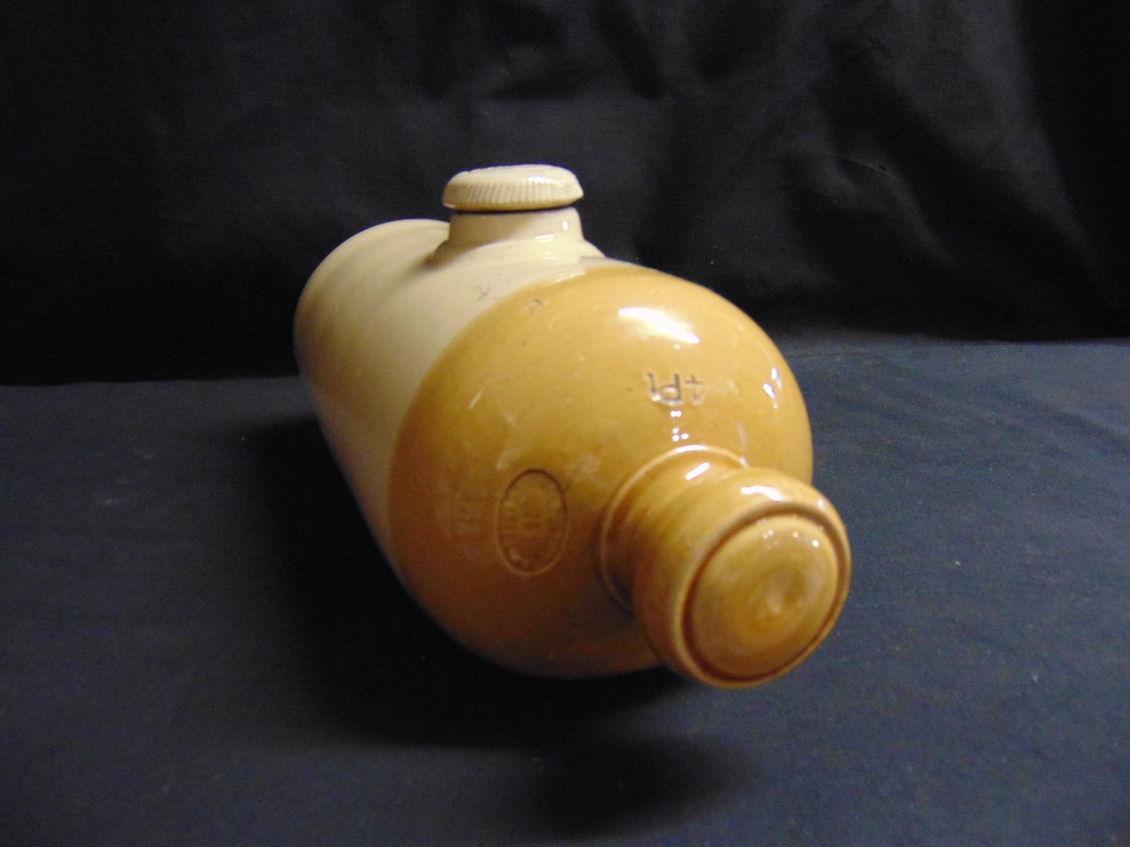 Late 19thc Stoneware Hot Water Bottle   Vince Powell & Co, Bristol photo furniture