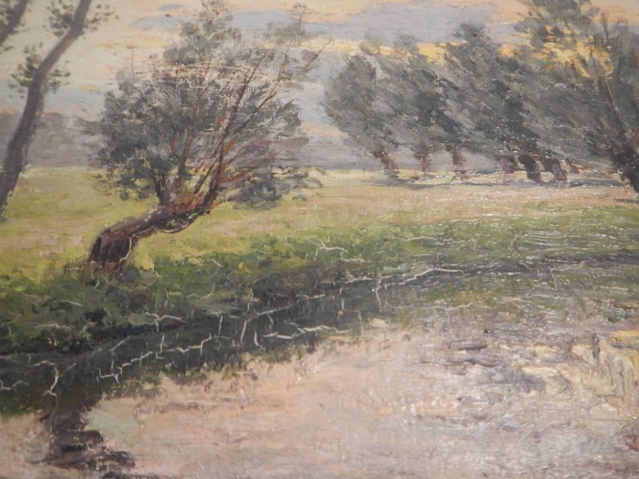 Oil Painting By Des Champs "River" photo buy