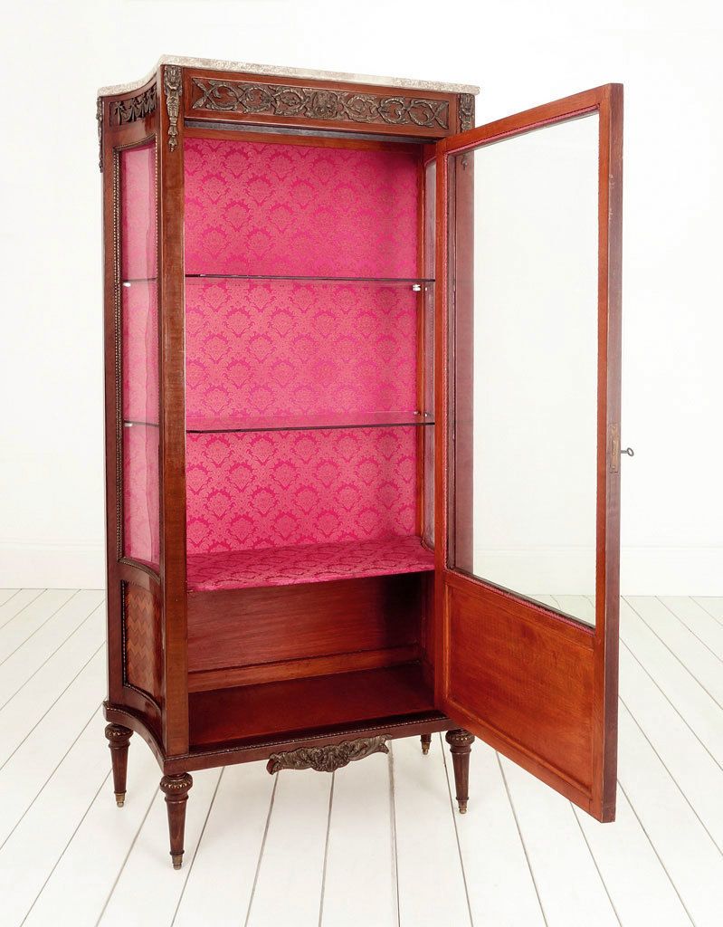 French Vitrine, 1900s, Antique photo furniture