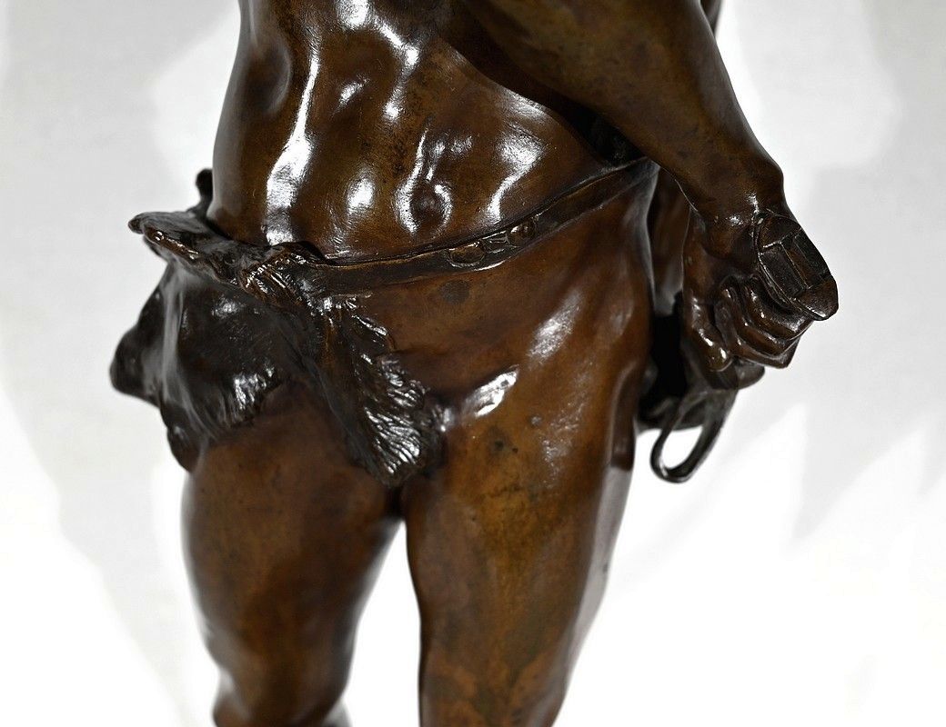 Important Bronze The Departure Signed V. Tournier   2nd Half Of The 19th Century photo vinterior