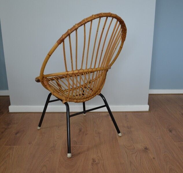 Mid Century Bamboo Chair By Rohe Noordwolde photo buy