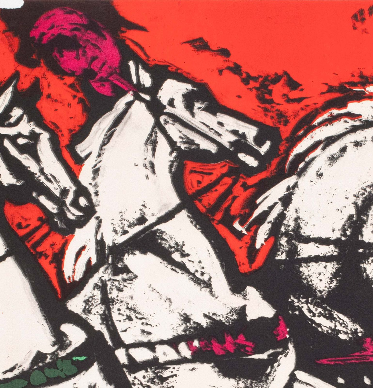 Cyrk Four Horses Of The Apocalypse 1965 Polish Circus Poster, Jodlowski photo Art