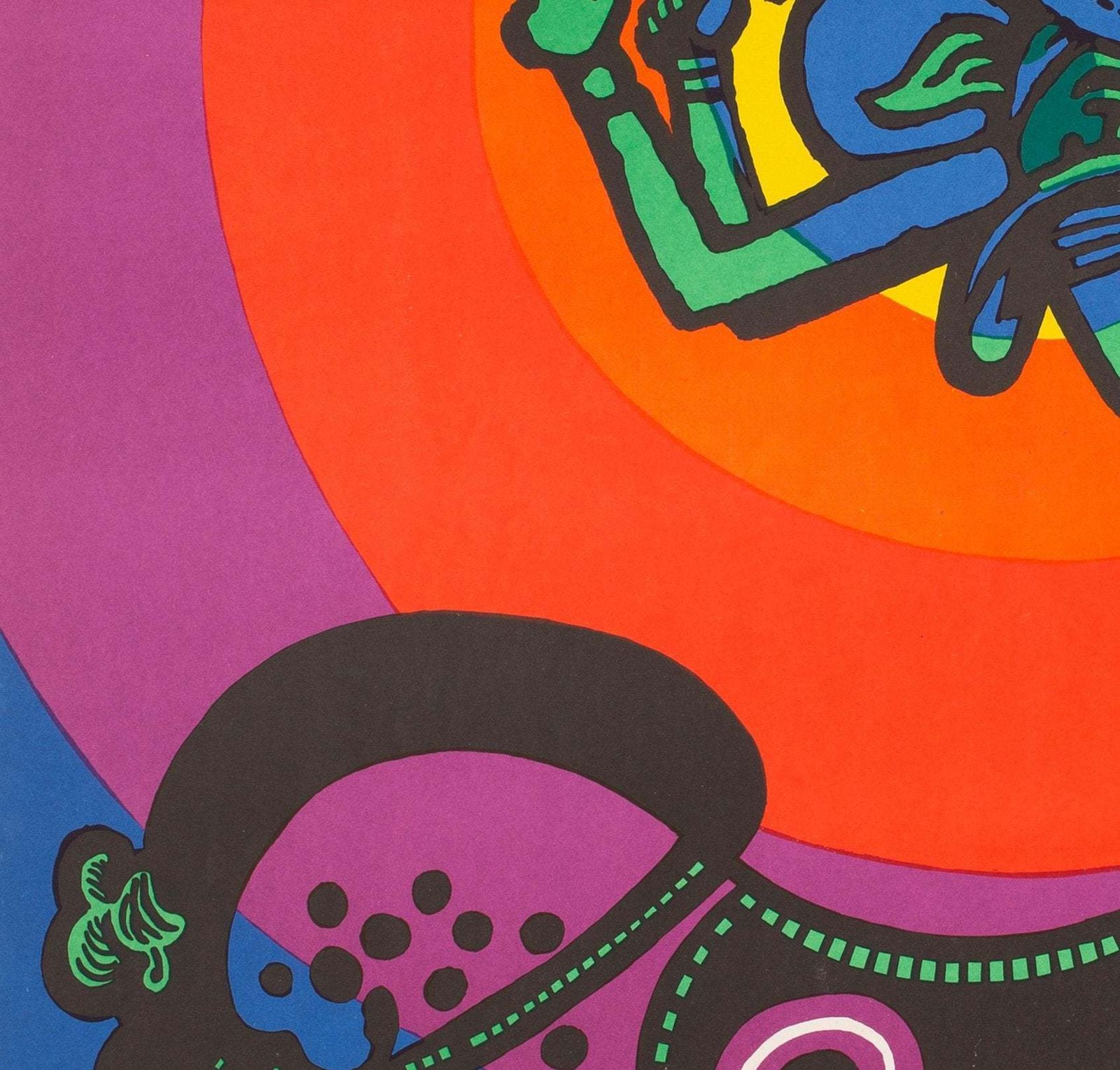 Cyrk Circus Cowboy Acrobat R1976 Polish Circus Poster, Bocianowski photo vinterior