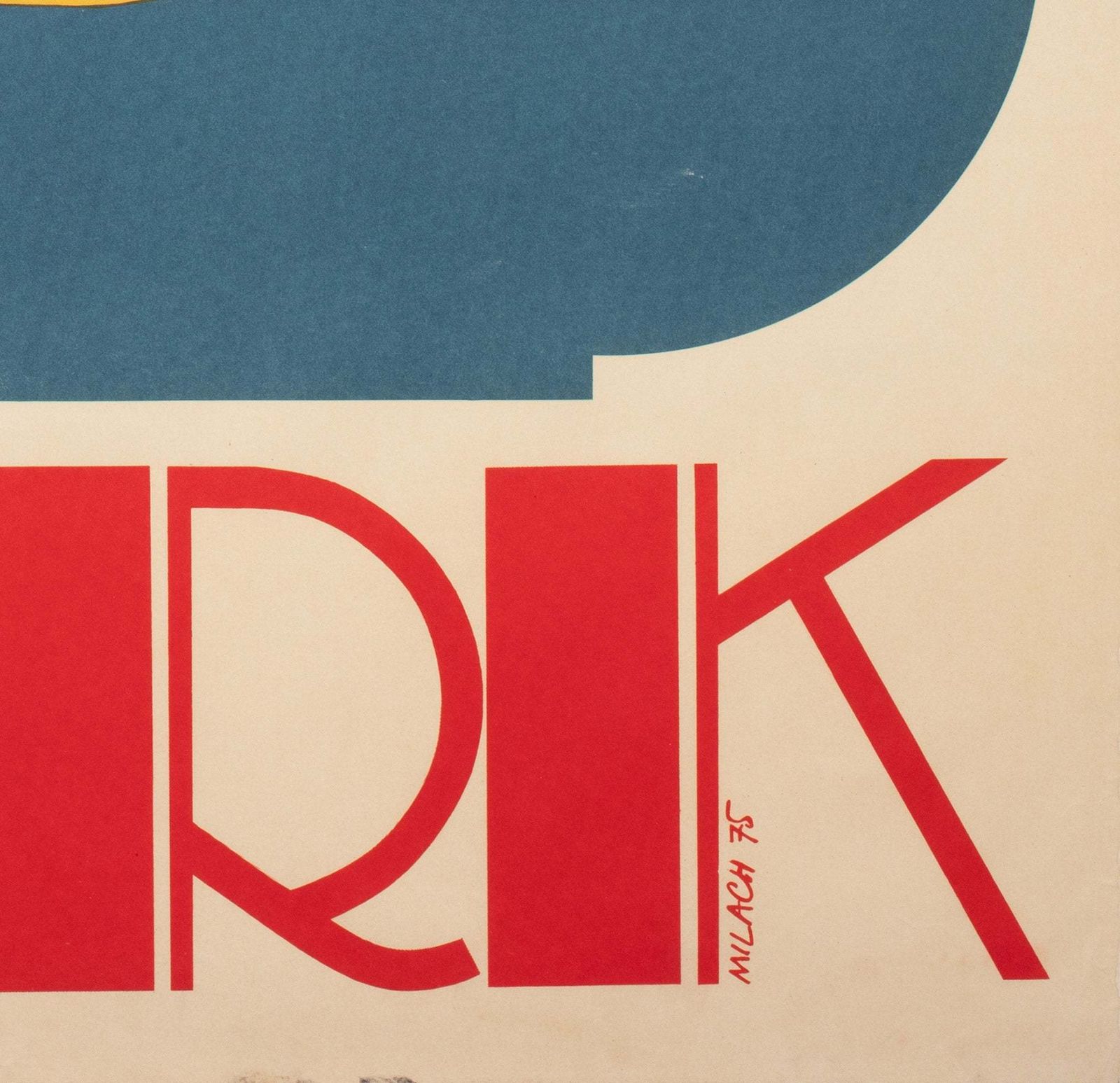 Cyrk Bikini Aerialist 1975 Polish Circus Poster, Milach photo vintage