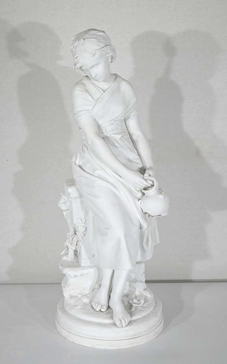 Important Biscuit, Signed M. Moreau   2nd Part Of The 19th Century
