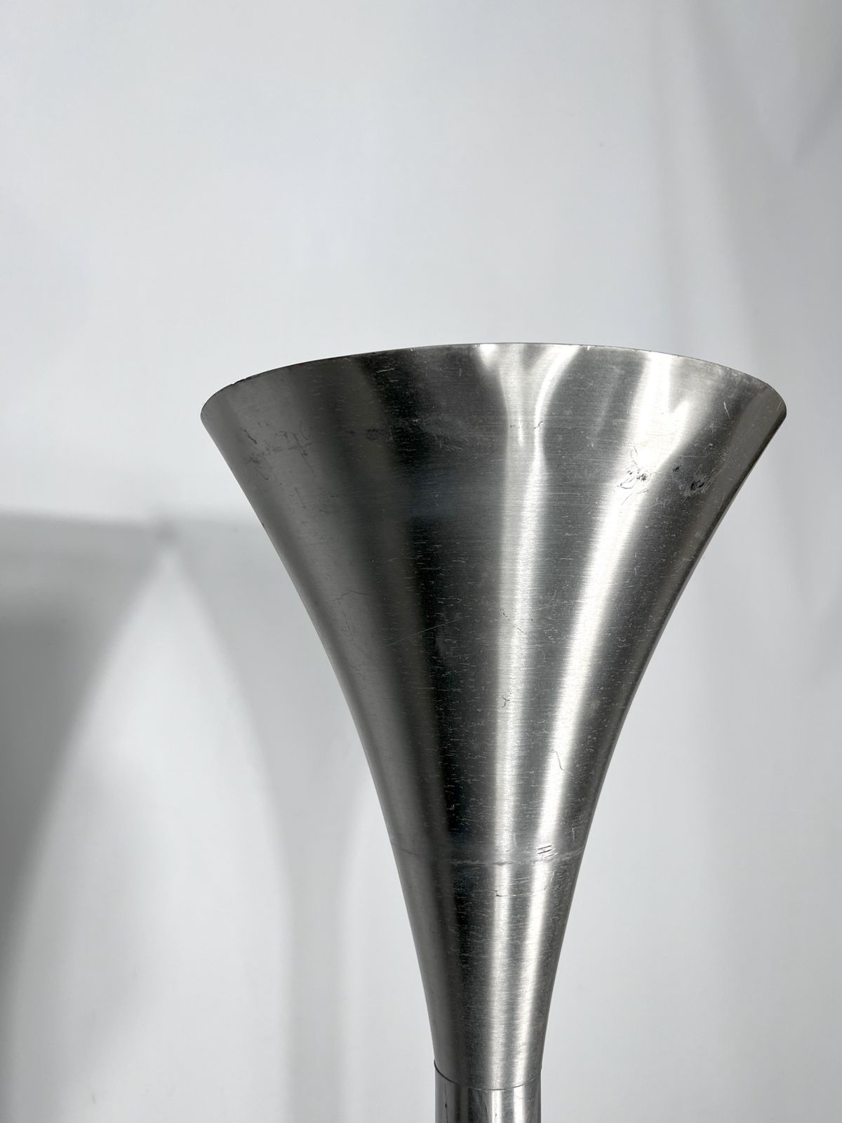 Mid Century Labeled Aluminum Luminator Floor Lamp By Stilux Milano photo vinterior