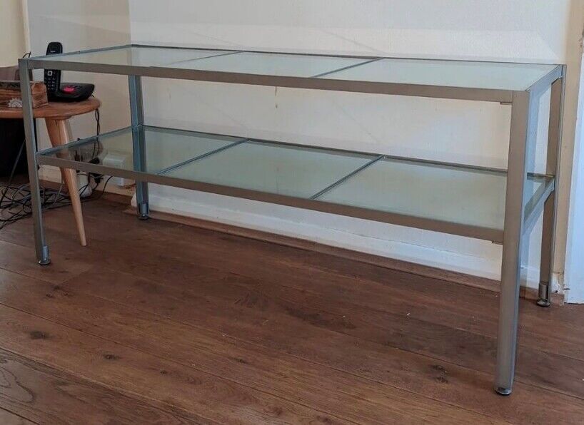 Rare Robin Day Habitat Reissue Modular Glass Console Table Mid Century photo for sale