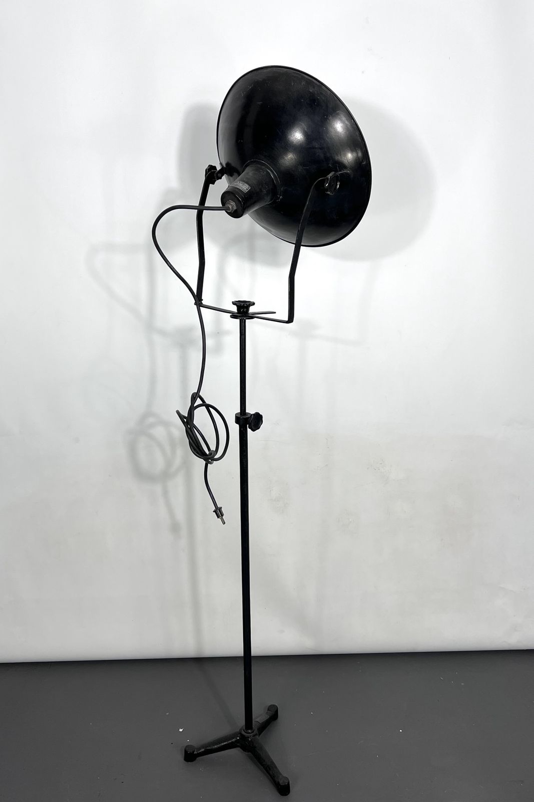 Mid Century Metal Studio Photographer Lamp. Italy 1940s photo for sale