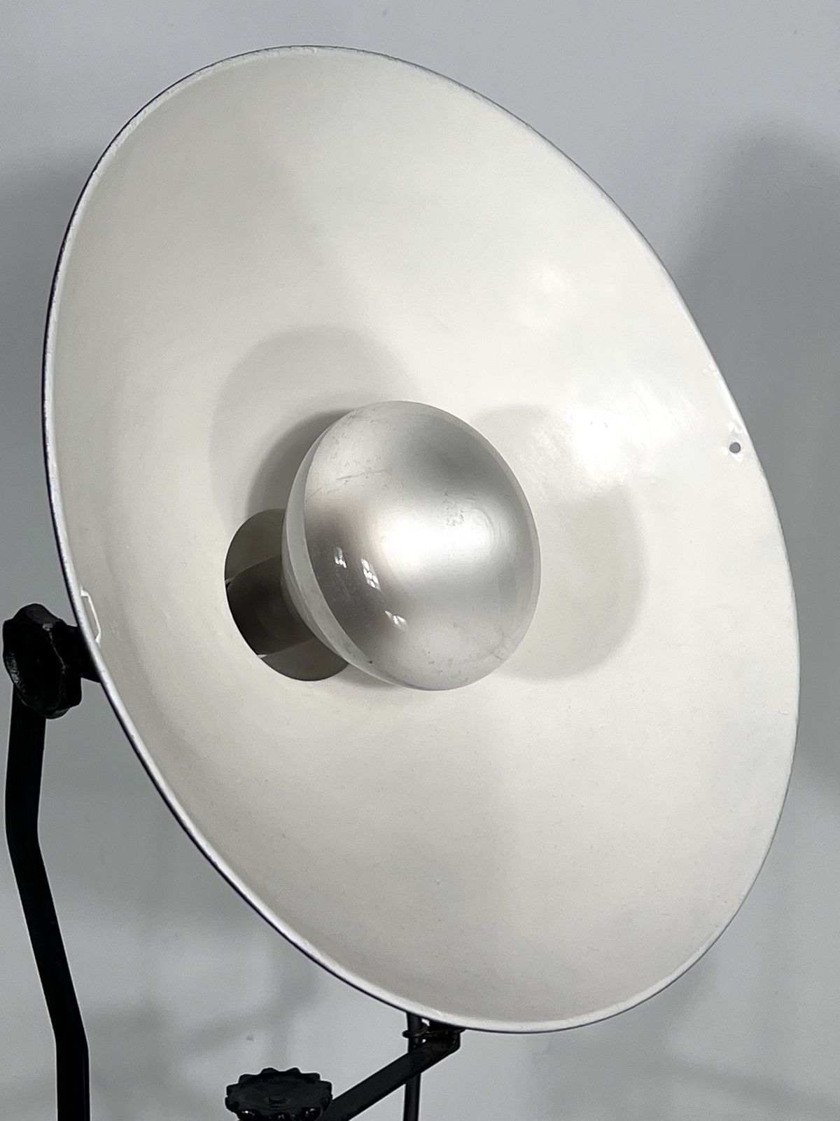 Mid Century Metal Studio Photographer Lamp. Italy 1940s photo 1771.25