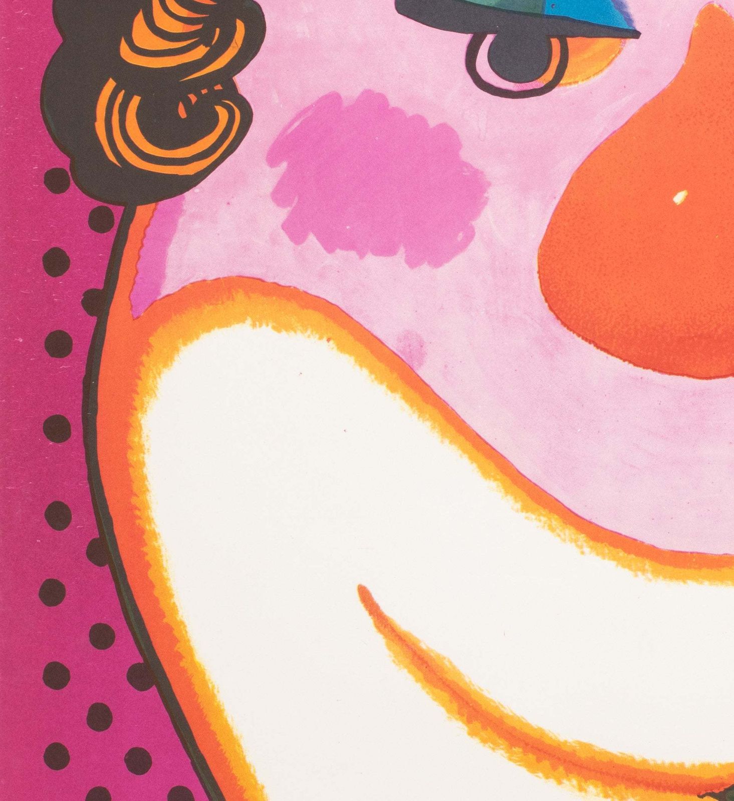 Cyrk Clown 1974 Polish Circus Poster, Bocianowski photo 350.0