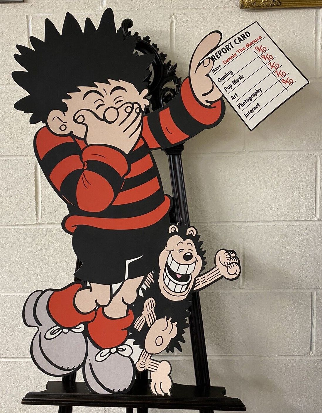 Dennis The Menace Cardboard Poster Film Adverstising Board