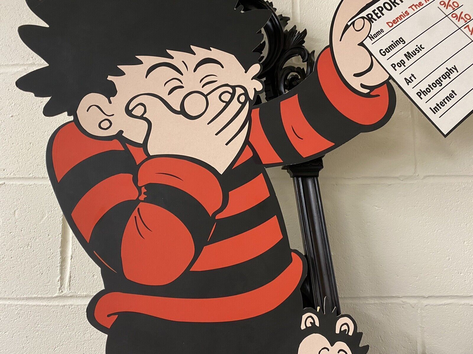 Dennis The Menace Cardboard Poster Film Adverstising Board photo Art