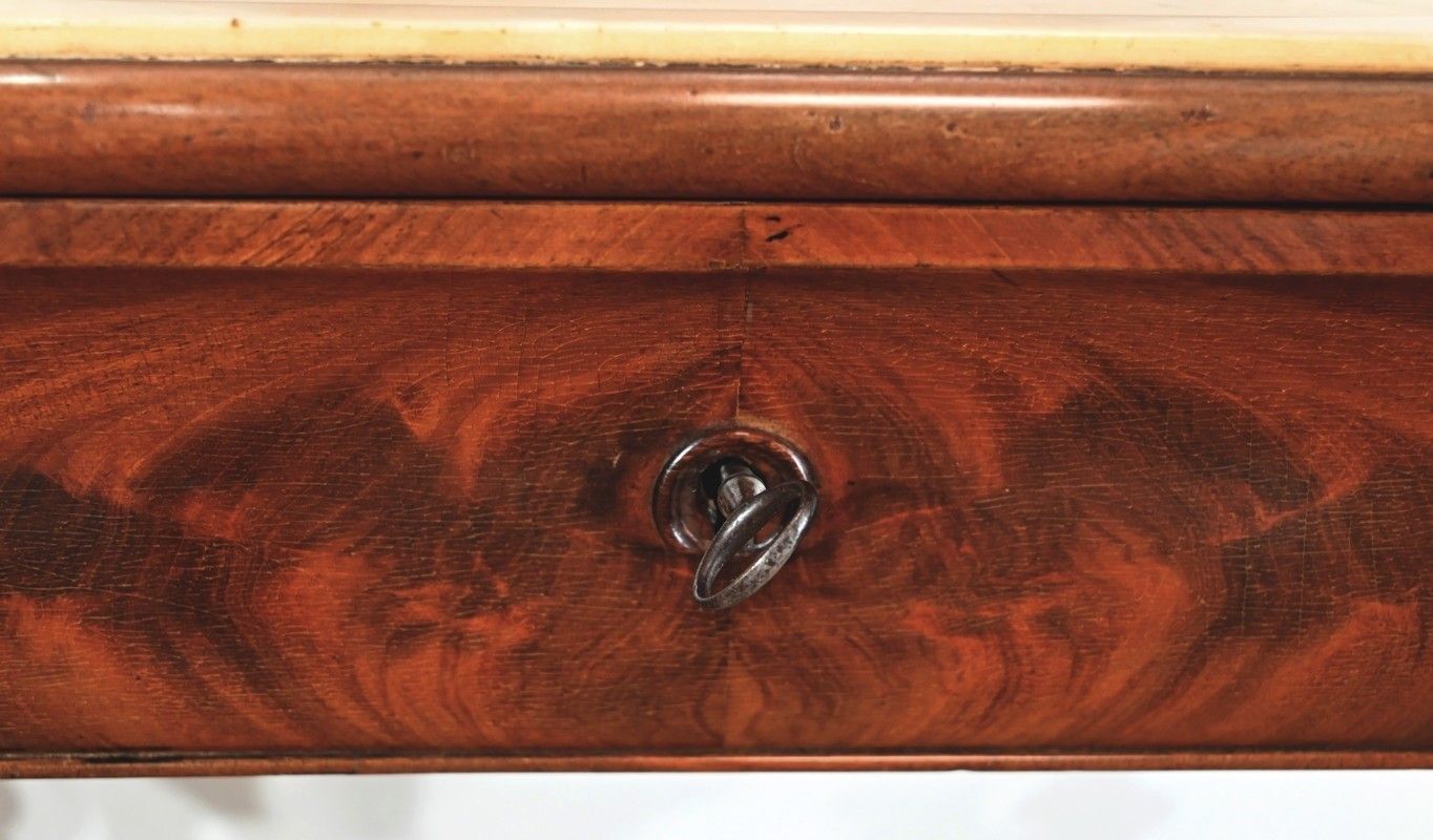 photo buy Small Mahogany Dressing Table, Louis Philippe Period   1st Part Of The 19th Century